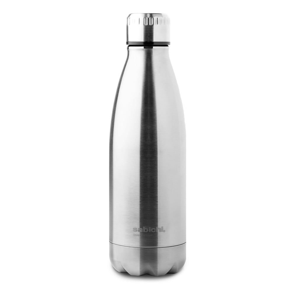 Antikoro termofľaša v striebornej farbe Sabichi Stainless Steel Bottle, 450 ml - Bonami.sk