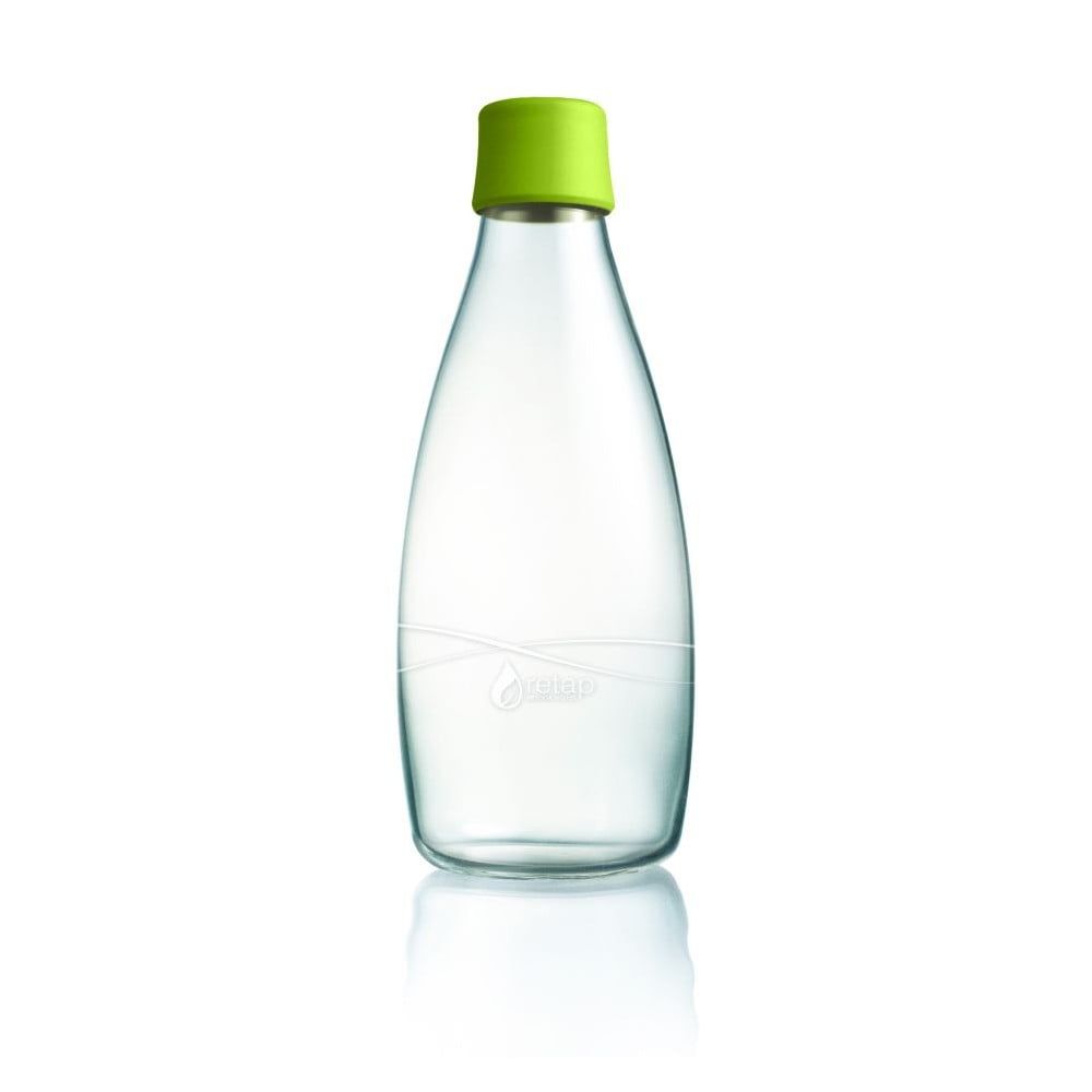 Zelená sklenená fľaša ReTap s doživotnou zárukou, 800 ml - Bonami.sk