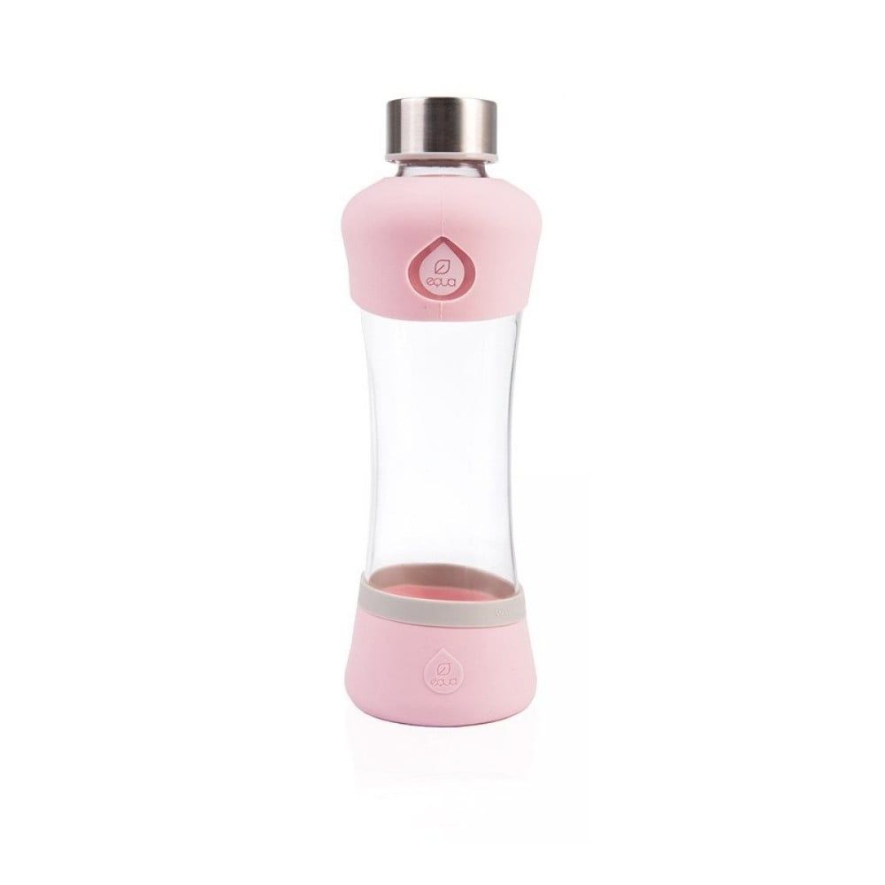 Ružová sklenená fľaša z borosilikátového skla Equa Active Berry, 550 ml - Bonami.sk