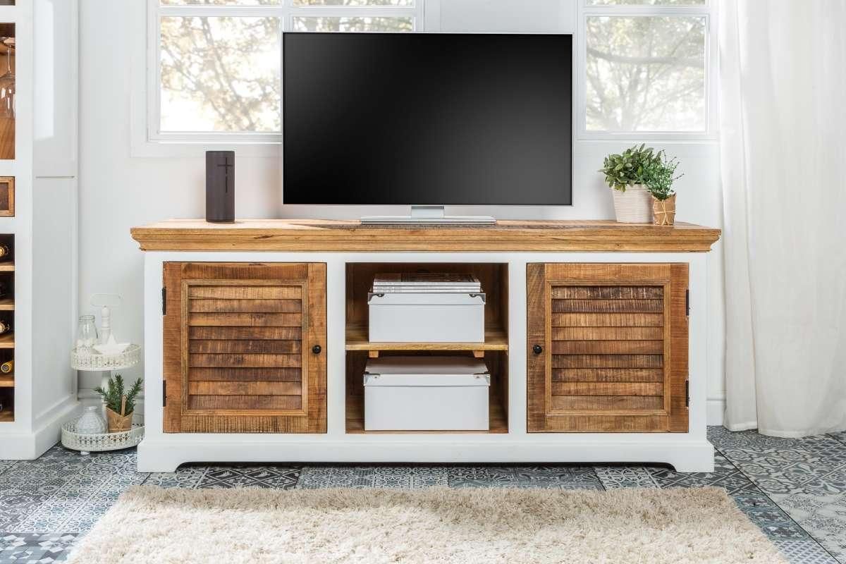 LuxD Dizajnový TV stolík Rodney 160cm mango - ESTILOFINA.SK