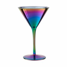 Sada 2 pohárov na cinzano s dúhovým efektom Premier Housowares Rainbow, 345 ml