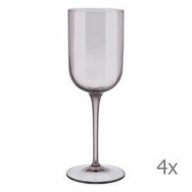 Sada 4 fialových pohárov na biele víno Blomus Mira, 280 ml