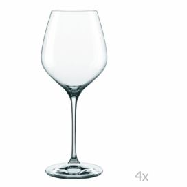 Sada 4 pohárov z krištáľového skla Nachtmann Supreme Burgundy, 840 ml