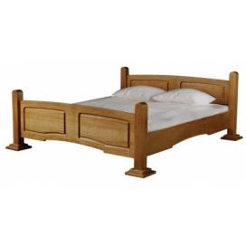 Rustikálna manželská posteľ Kinga 180 - drevo D3