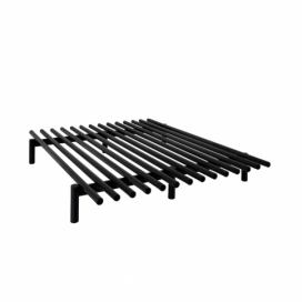 Čierny rám postele z borovicového dreva Karup Design Pace Black, 180 × 200 cm