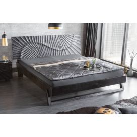 LuxD Štýlová posteľ Shayla 180 x 200 cm čierne mango