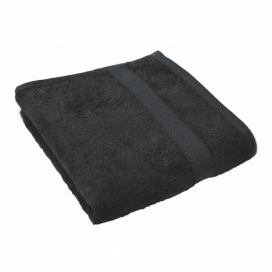 Čierny uterák Tiseco Home Studio, 50 × 100 cm