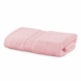 Ružový uterák DecoKing Marina, 50 × 100 cm
