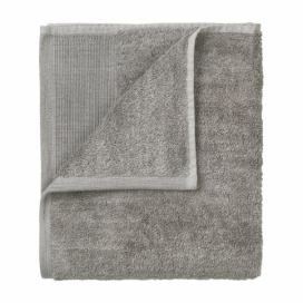 Sada 4 sivých bavlnených uterákov Blomus, 30 x 30 cm