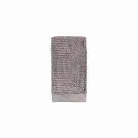 Sivohnedý bavlnený uterák Zone Classic, 50 × 100 cm