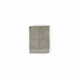 Sivozelený uterák zo 100% bavlny Zone Classic Eucalyptus, 50 × 70 cm