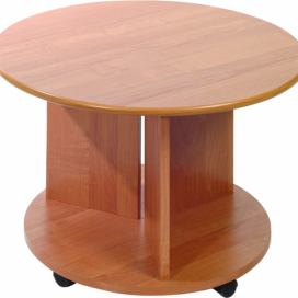 Konferenčný stolík na kolieskach Kolko/D - jelša