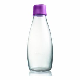 Malinovoružová sklenená fľaša ReTap s doživotnou zárukou, 500 ml