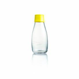 Žltá sklenená fľaša ReTap s doživotnou zárukou, 300 ml
