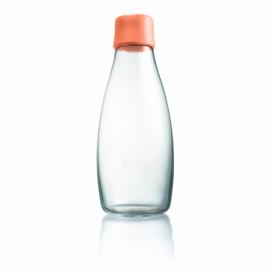 Marhuľovooranžová sklenená fľaša ReTap s doživotnou zárukou, 500 ml