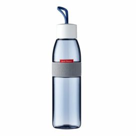 Modrá fľaša na vodu Rosti Mepal Ellipse, 500 ml