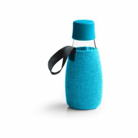 Svetlomodrý obal na sklenenú fľašu ReTap s doživotnou zárukou, 300 ml