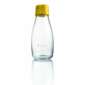 Tmavožltá sklenená fľaša ReTap s doživotnou zárukou, 300 ml