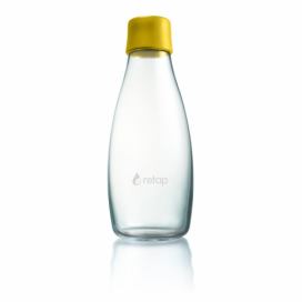 Tmavožltá sklenená fľaša ReTap s doživotnou zárukou, 500 ml