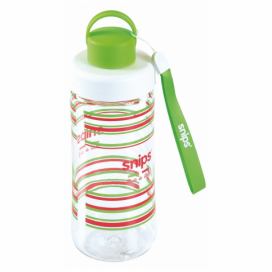 Zelená fľaša na vodu Snips Decorated, 500 ml