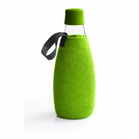 Zelený obal na sklenenú fľašu ReTap s doživotnou zárukou, 800 ml