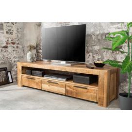 LuxD Dizajnový TV stolík Thunder 170 cm mango