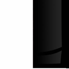 ArtCross Nadstavec na TV skrinku HUGO | 06 Farba: Biela / čierny lesk