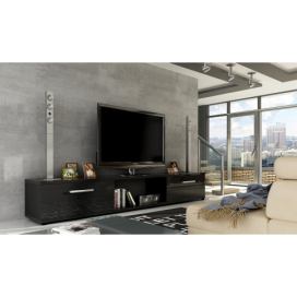 ArtAdrk TV stolík ARIDEA | čierna Farba: čierny lesk / Ar3