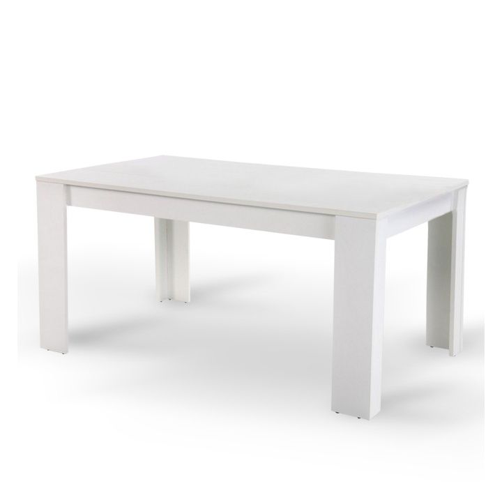 Jedálenský stôl Tomy 140x80 cm - biela - nabbi.sk