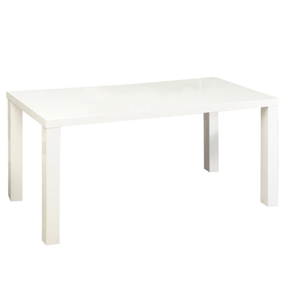 Jedálenský stôl Asper New Typ 2 - biely lesk - nabbi.sk