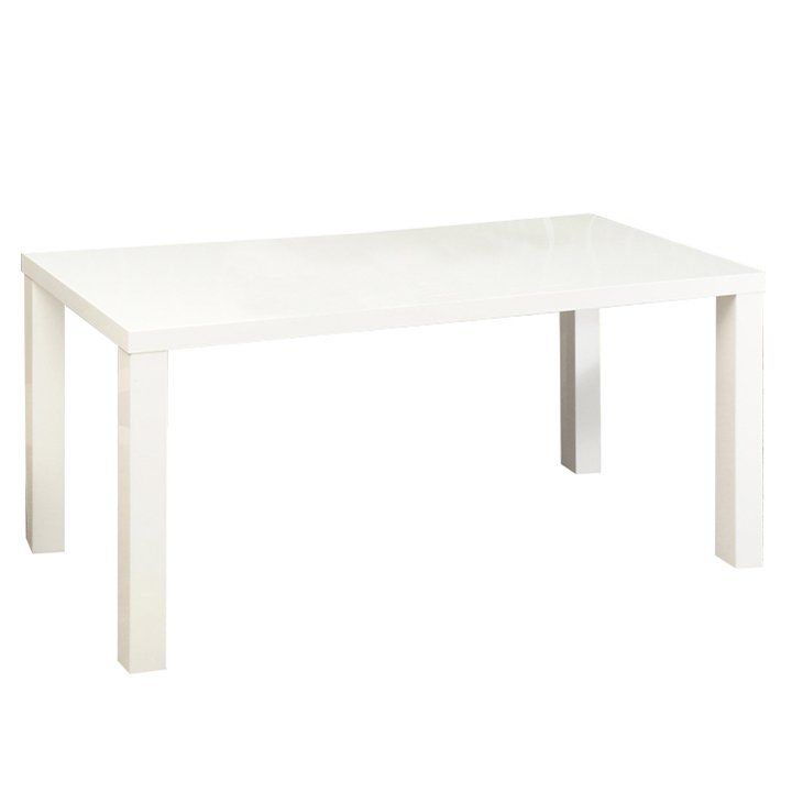 Jedálenský stôl Asper Typ 3 New - biely lesk - nabbi.sk