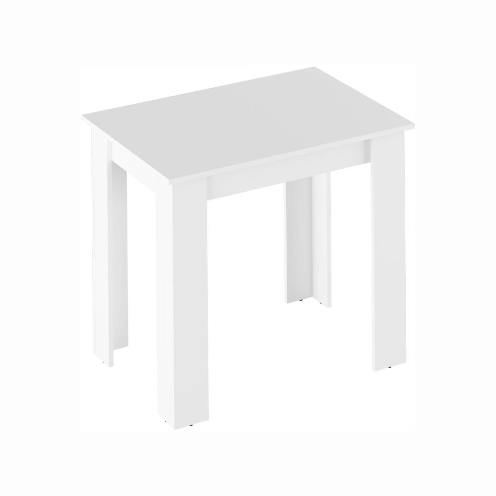 Jedálenský stôl Tarinio 86x60 cm - biela - nabbi.sk