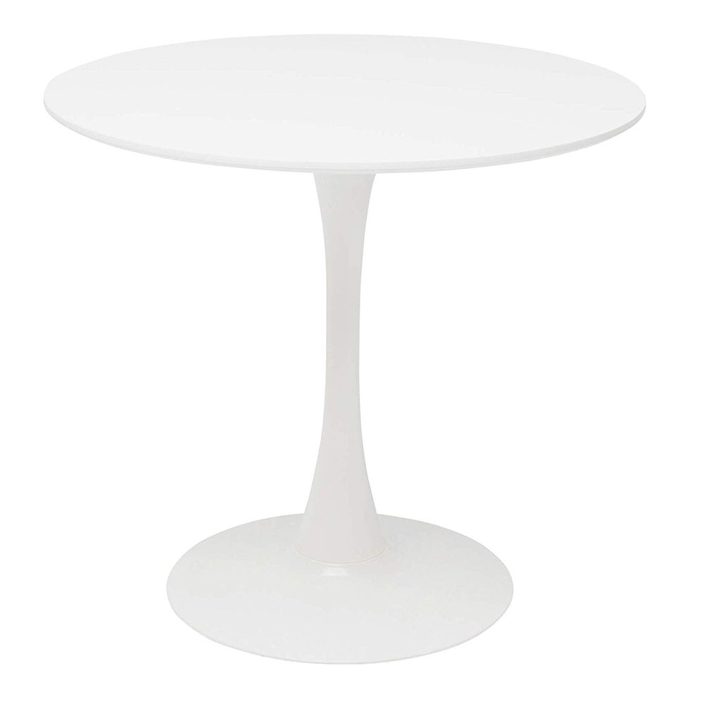 Okrúhly jedálenský stôl Reventon 80x75 cm - biela matná - nabbi.sk