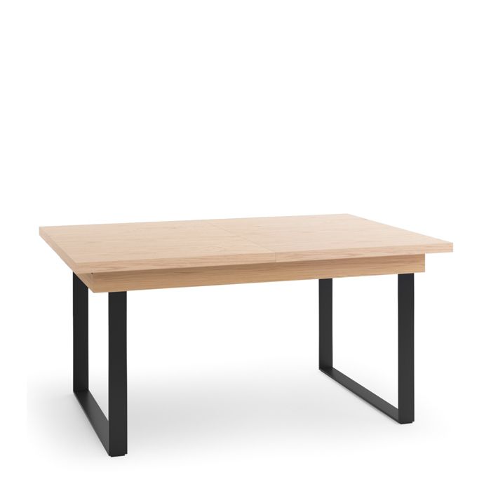 Rozkladací jedálenský stôl Grande GR-S1 - dub (Grande 01) / čierna - nabbi.sk