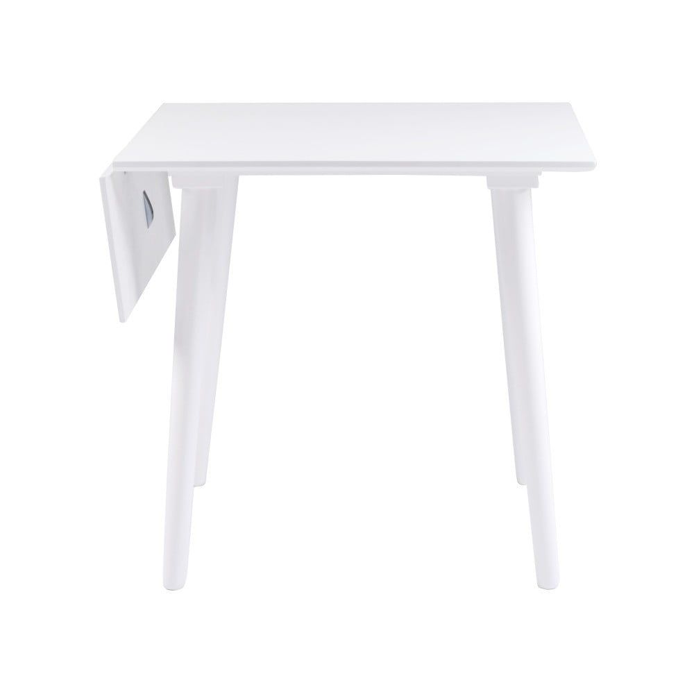 Biely jedálenský stôl Rowico Lotte Leaf, 80 x 80 cm - Bonami.sk