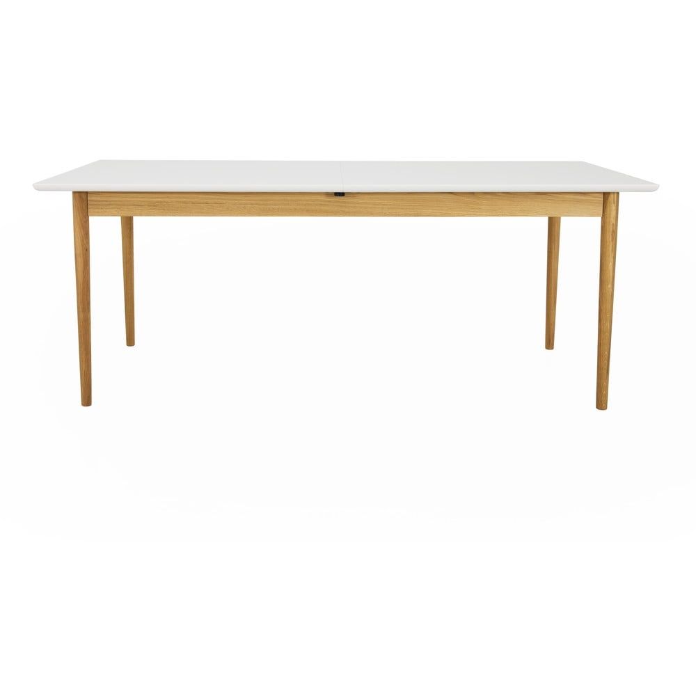 Biely rozkládací jedálenský stôl Tenzo Svea, 195 x 90 cm - Bonami.sk