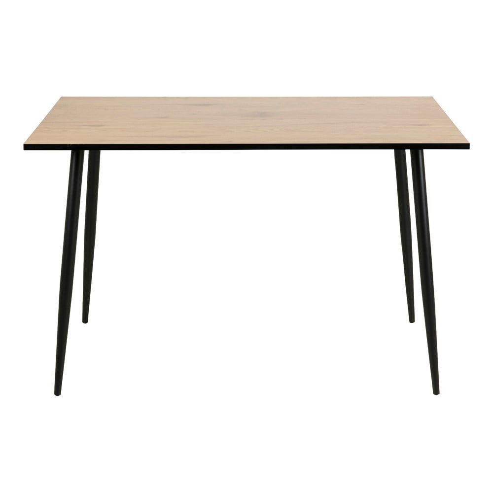 Čierno-hnedý jedálenský stôl Actona Wilma, 120 × 80 cm - Bonami.sk