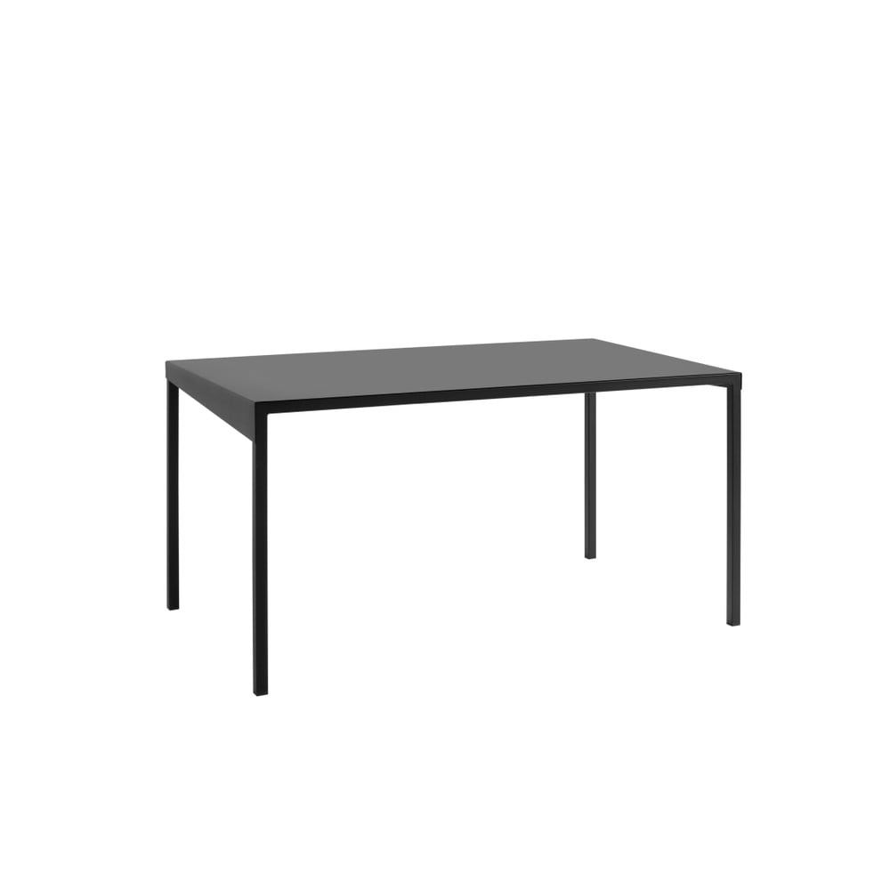Čierny kovový jedálenský stôl Custom Form Obroos, 140 x 80 cm - Bonami.sk