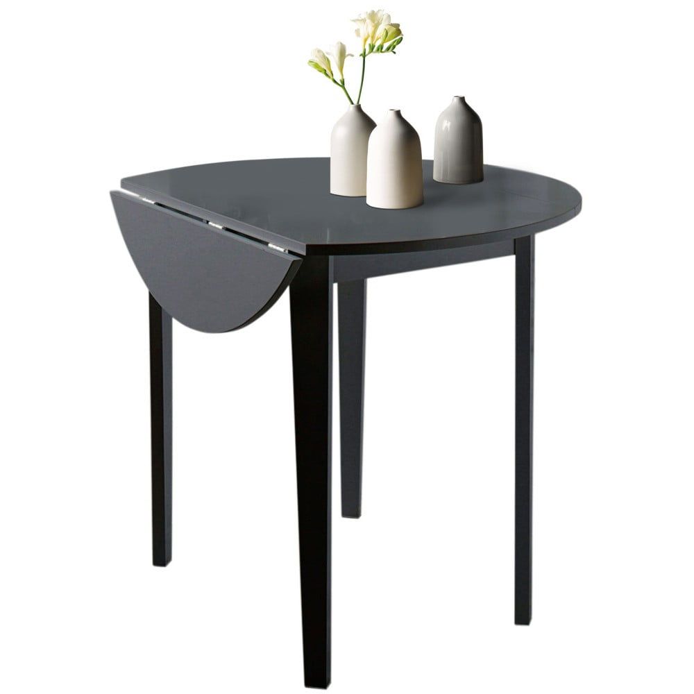 Čierny skladací jedálenský stôl Støraa Trento Quer, ⌀ 92 cm - Bonami.sk