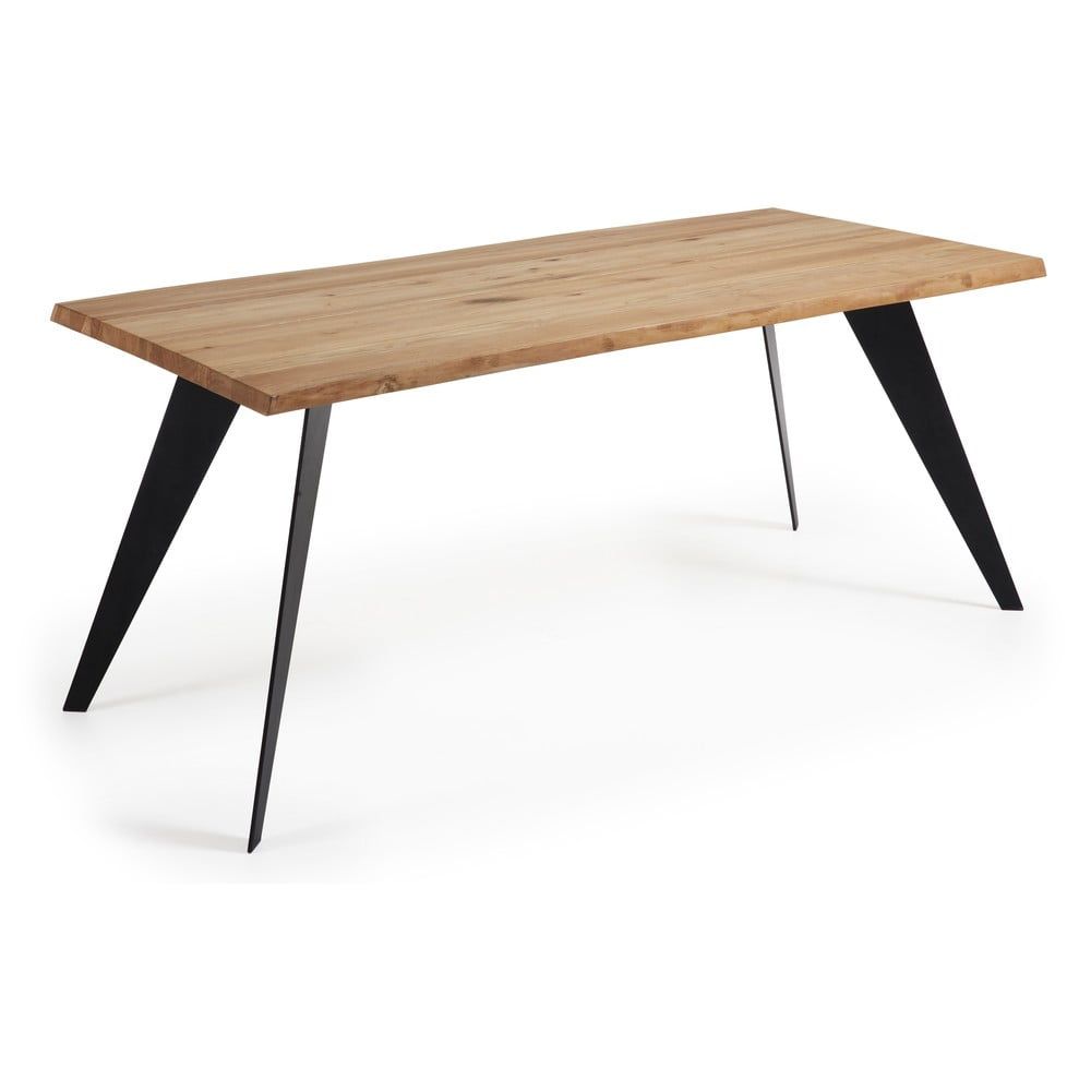 Jedálenský stôl s hnedou doskou La Forma Nack, 180 x 100 cm - Bonami.sk