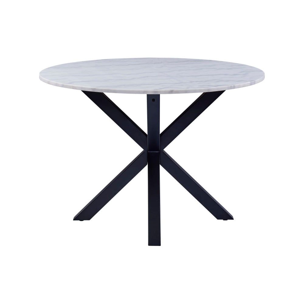 Guľatý jedálenský stôl so sklenenou doskou La Forma, ø 119 cm - Bonami.sk