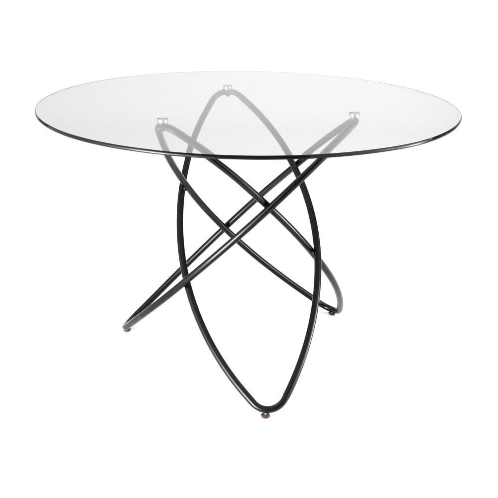 Jedálenský stôl s doskou z tvrdeného skla Tomasucci Hula Hoop, ⌀ 120 cm - Bonami.sk