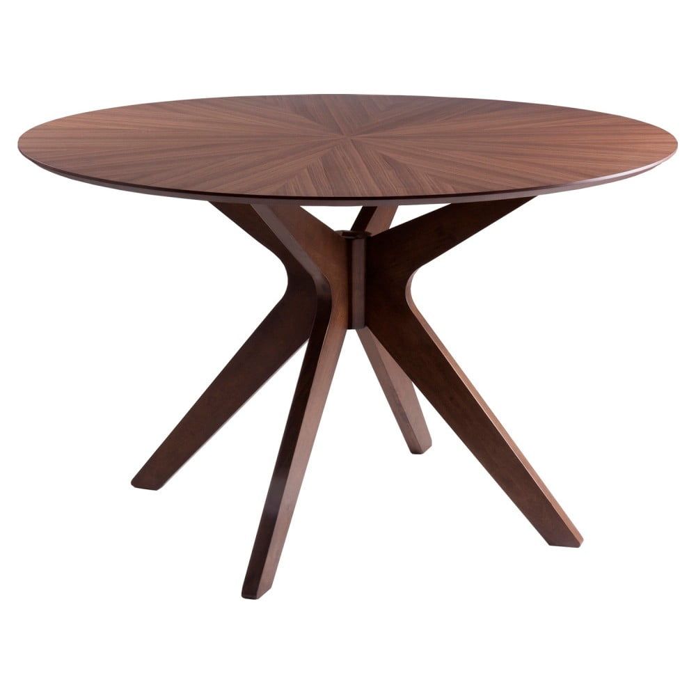 Jedálenský stôl v dekore orechového dreva sømcasa Carmel, ⌀ 120 cm - Bonami.sk