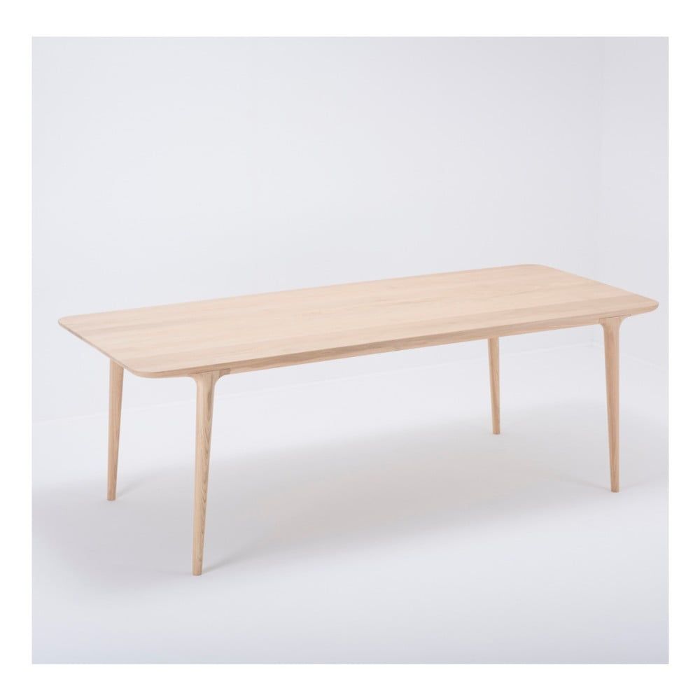 Jedálenský stôl z masívneho dubového dreva Gazzda Fawn, 220 × 90 cm - Bonami.sk