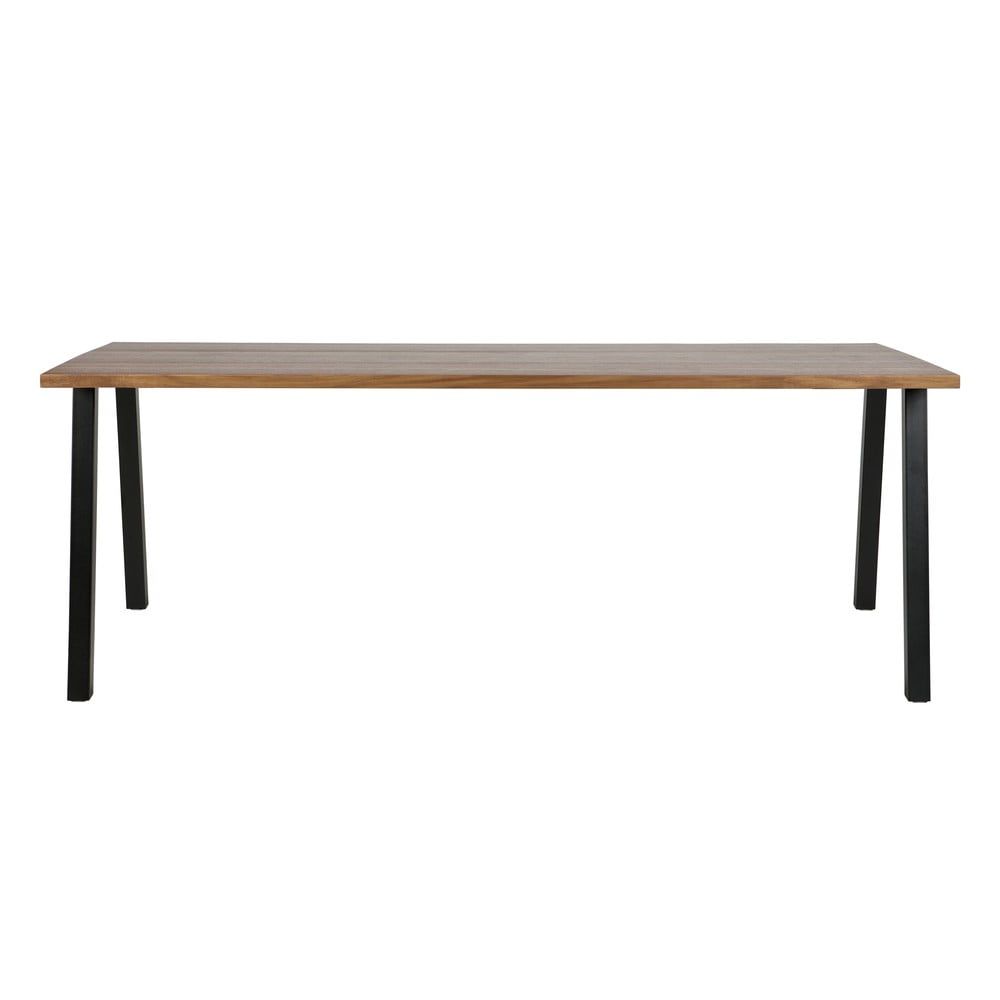 Jedálenský stôl z orechovej dýhy WOOOD James, 200 × 90 cm - Bonami.sk
