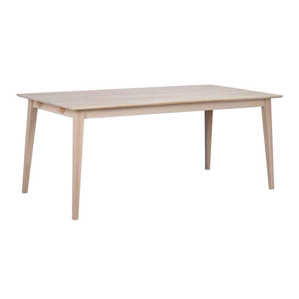 Matne lakovaný dubový jedálenský stôl Rowico Mimi, 180 x 90 cm - Bonami.sk