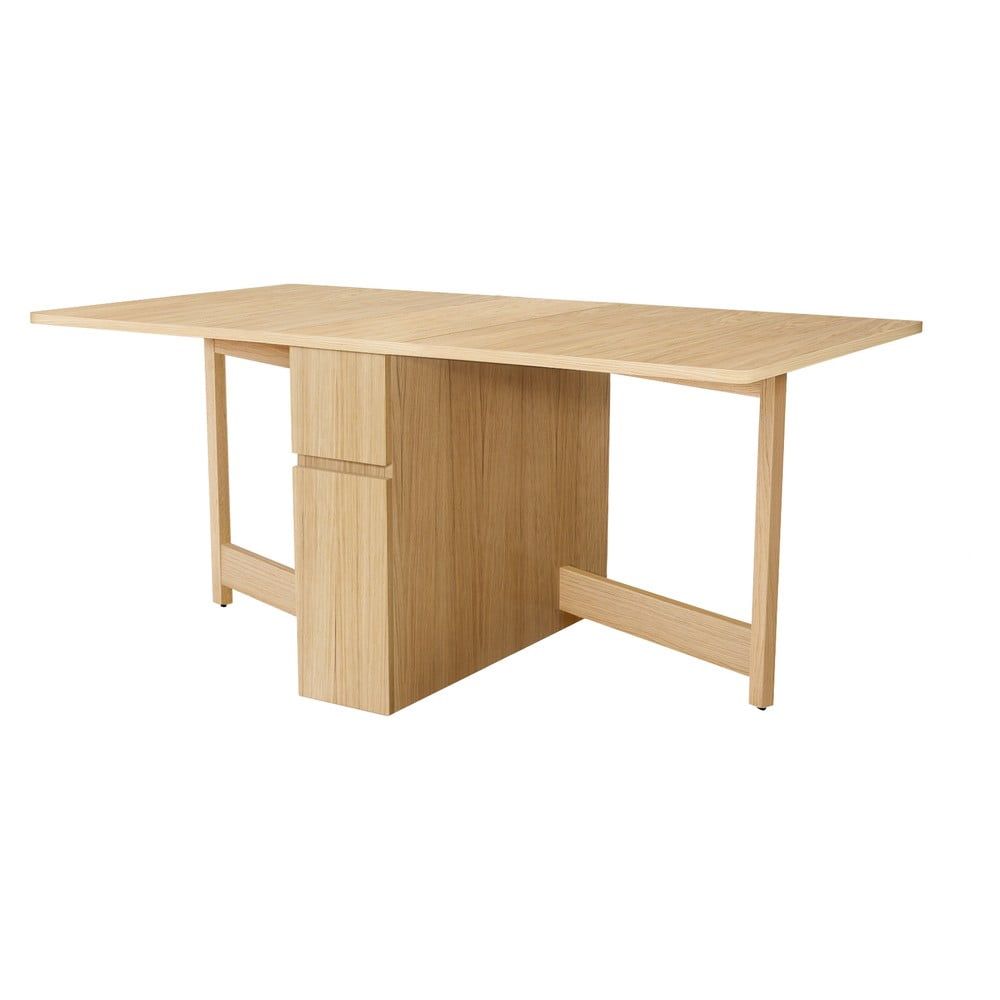 Rozkladací stôl z dubového dreva Woodman Mel - Bonami.sk