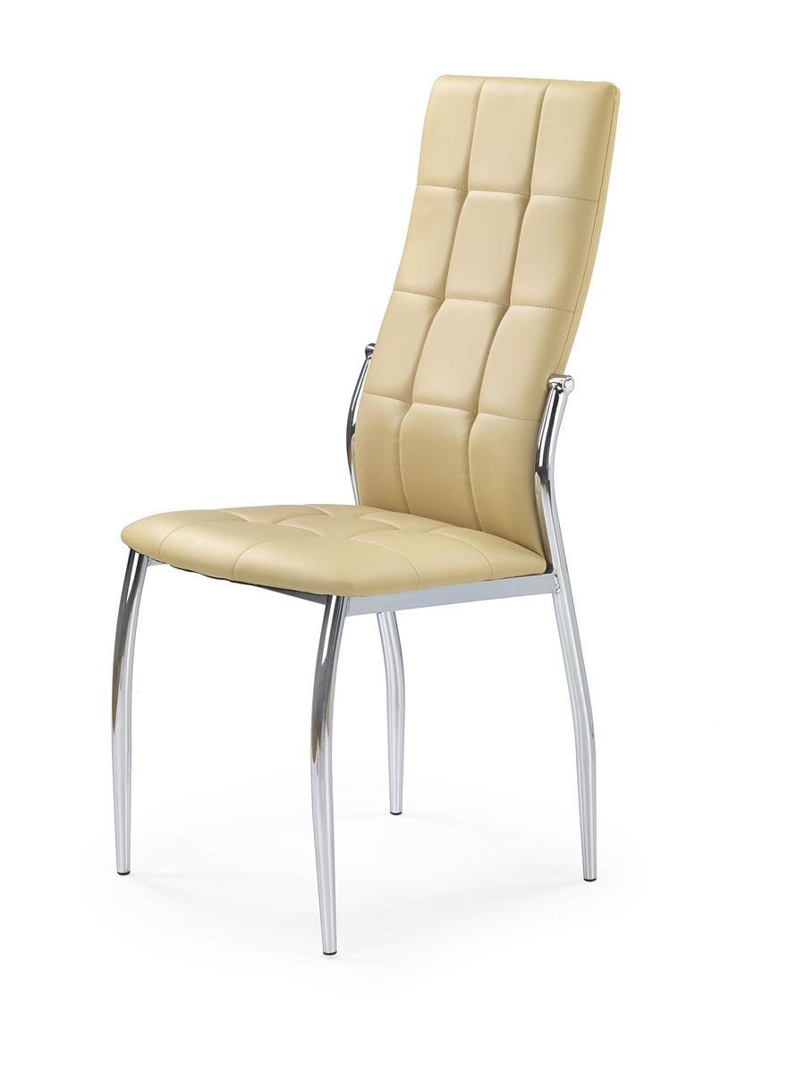 Jedálenská stolička K209 - béžová / chróm - nabbi.sk