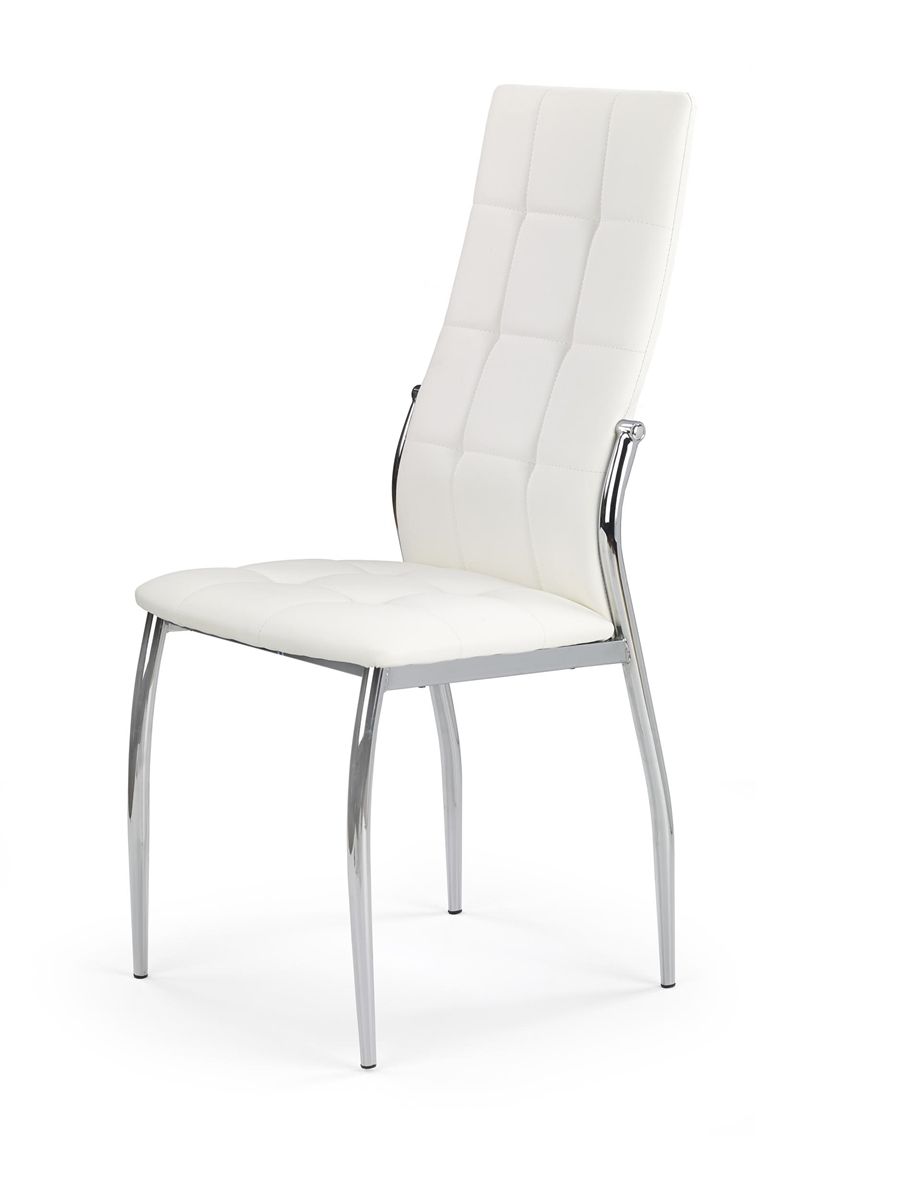 Jedálenská stolička K209 - biela / chróm - nabbi.sk