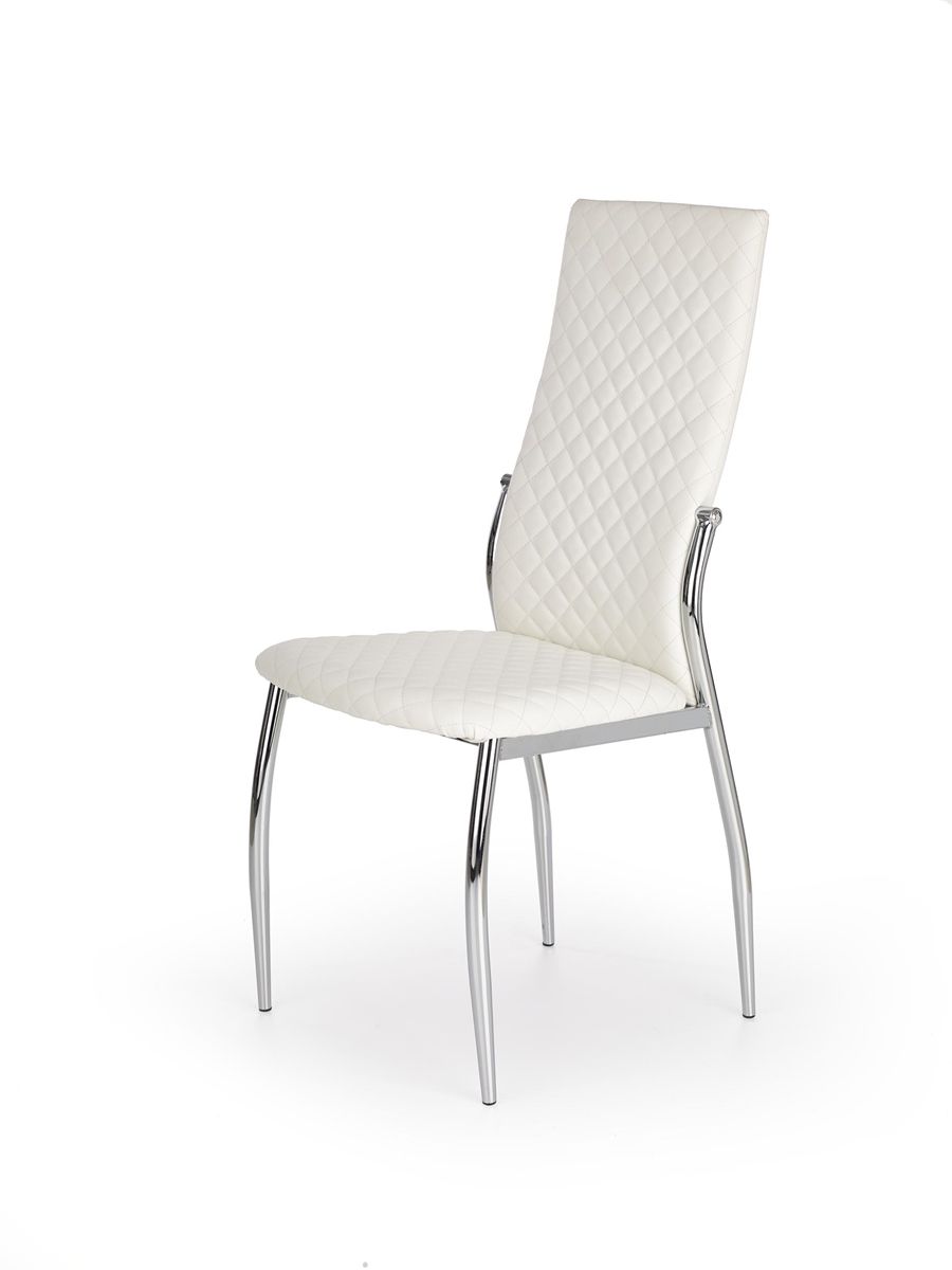 Jedálenská stolička K238 - biela / chróm - nabbi.sk